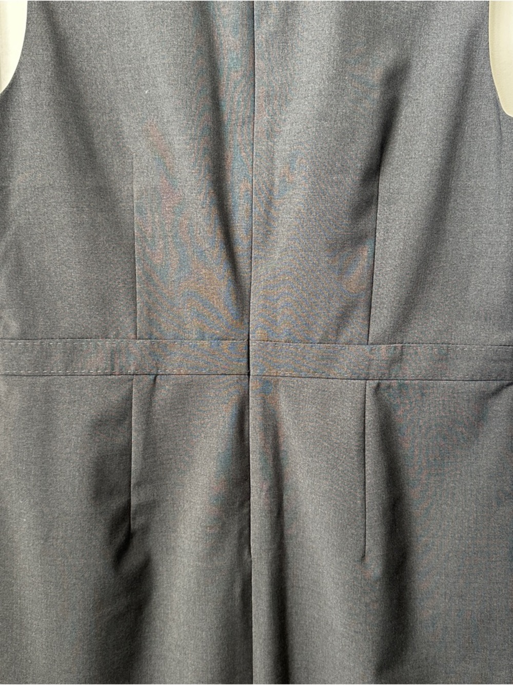 Ann Taylor Charcoal Sleeveless Midi Sheath Dress - Picture 6 of 7